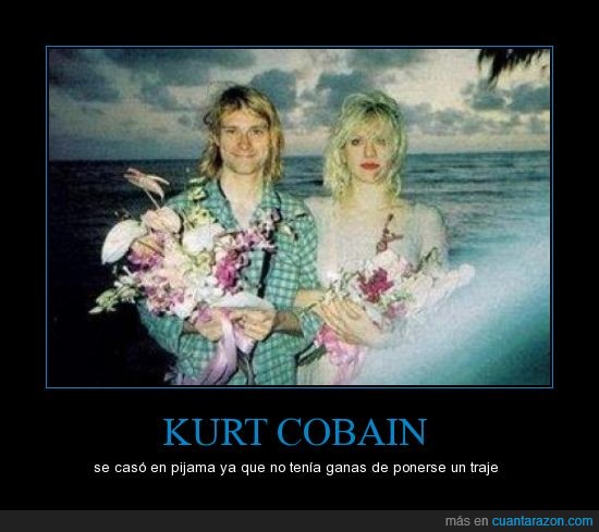 courtney love,nirvana,cobain,boda,casa,pijama,kurt